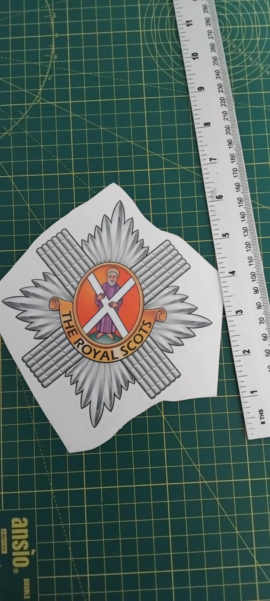 Royal Scots sticker 6 inch