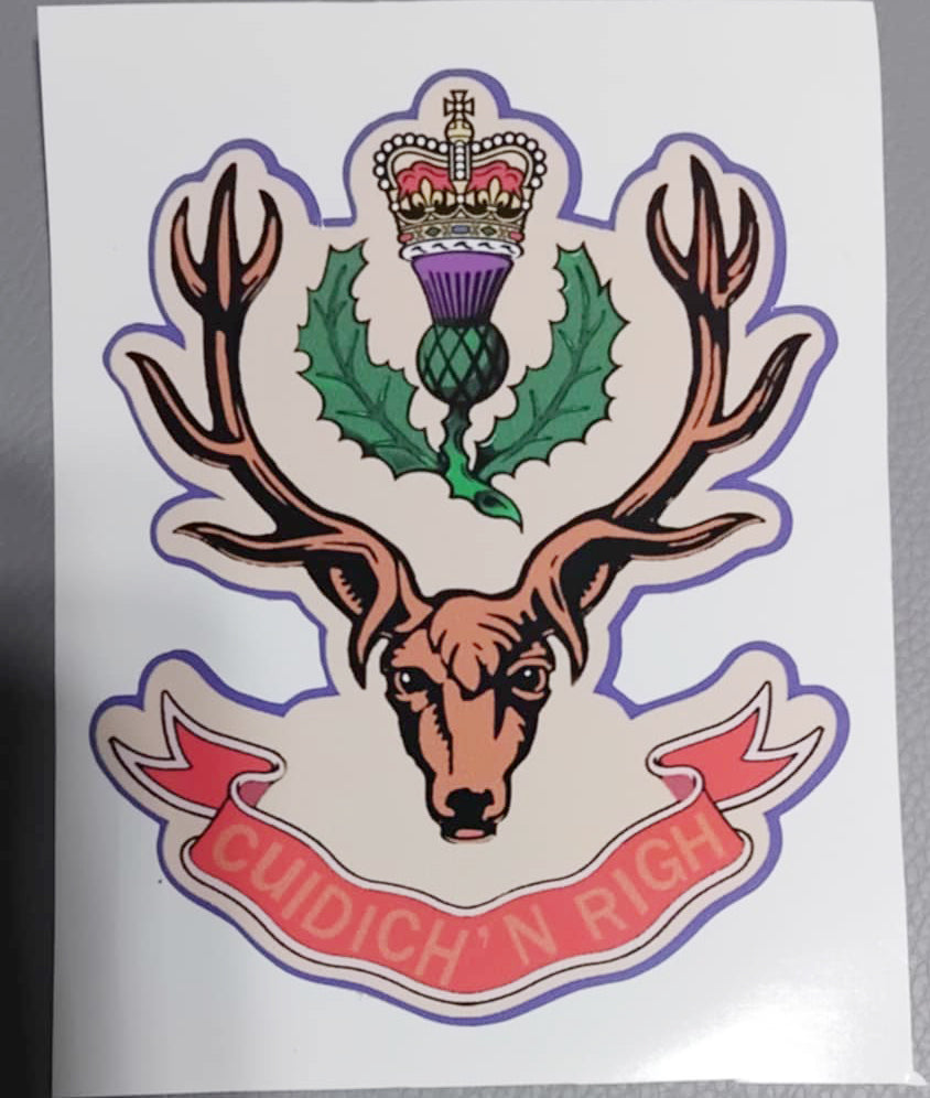 Queen's Own Highlander sticker
