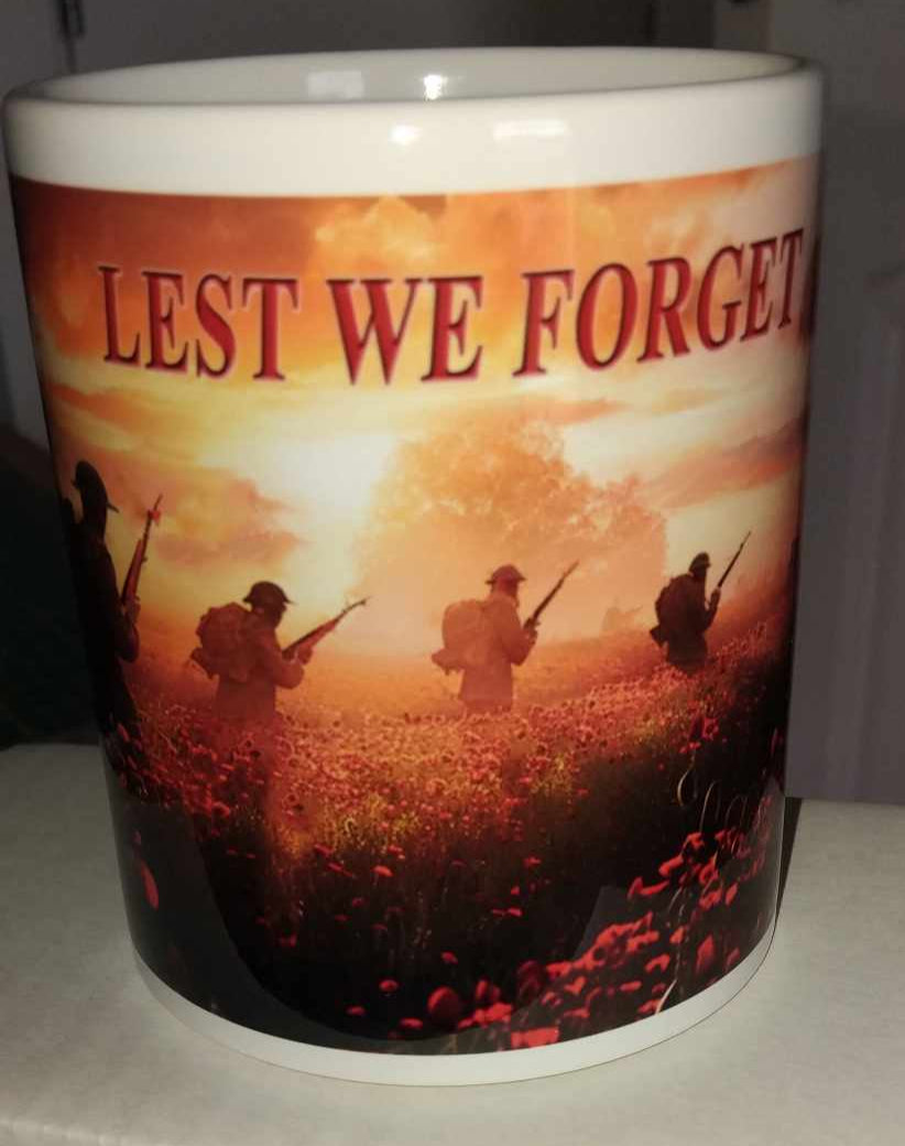 Lest We Forget mug