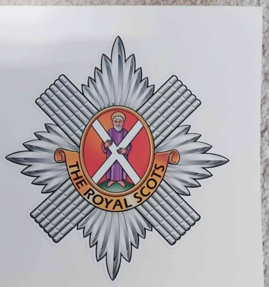 Royal Scots sticker