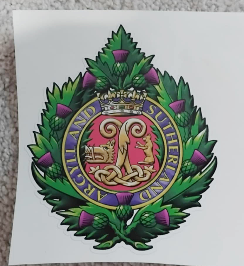 Argyll and Sutherland Highlanders sticker