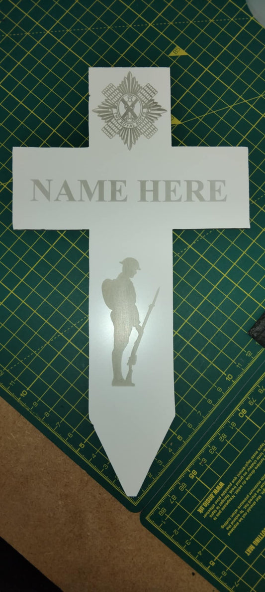 Royal Scots memorial cross