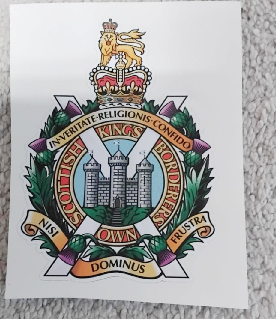 King's Own Scottish Borderers sticker