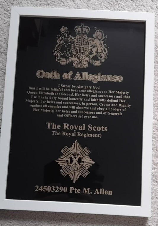 Oath of Allegiance for Royal Scots (The Royal Regiment)