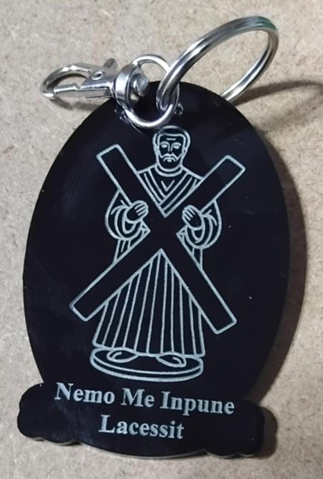 The Black Watch Acrylic Keyring